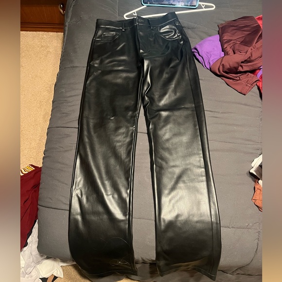 Zara Pants - Zara black leather pants